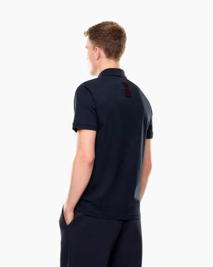 EA7 Lunar New Year polo shirt in jersey