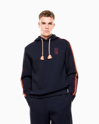EA7 Lunar New Year jersey hooded sweatshirt