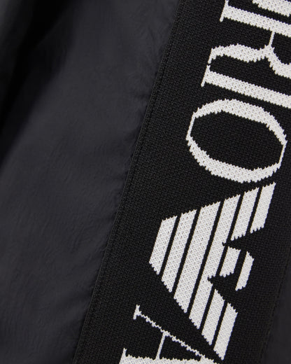 EA7 Oversized fit padded hooded bomber jacket with logo