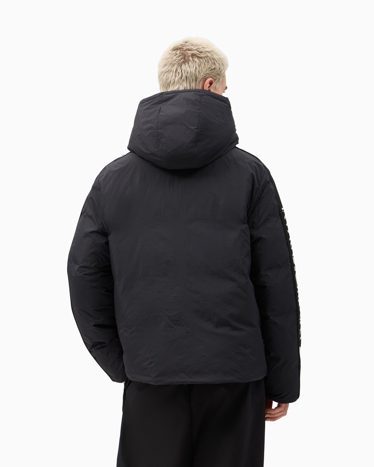 EA7 Oversized fit padded hooded bomber jacket with logo