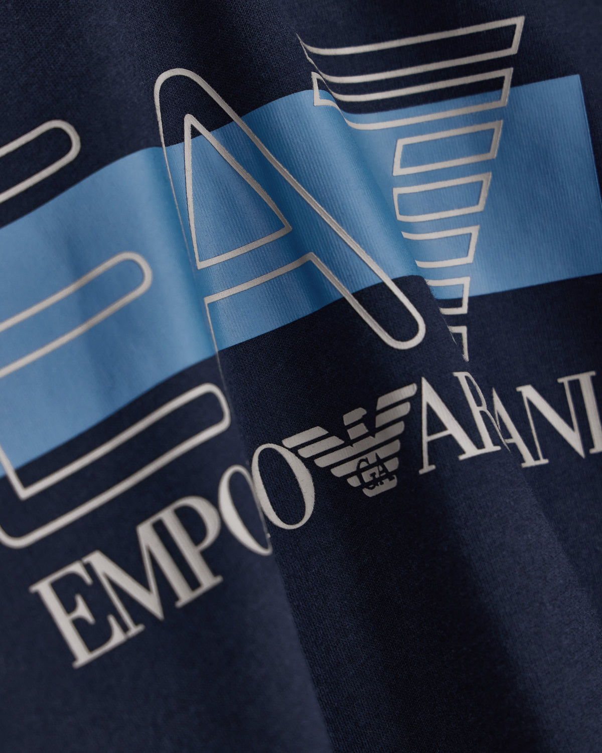 EA7 T-shirt Visibility regular fit in cotton jersey
