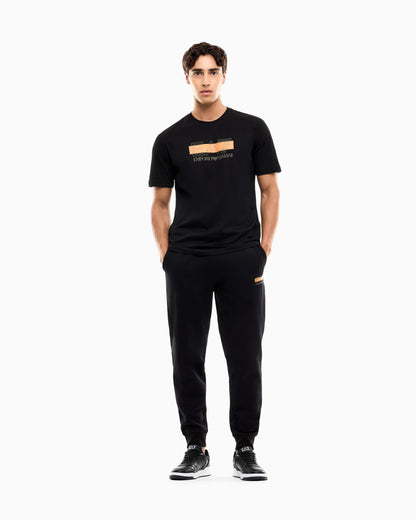 EA7 T-shirt Visibility regular fit in cotton jersey