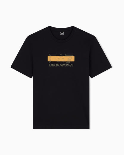 EA7 T-shirt Visibility regular fit in cotton jersey