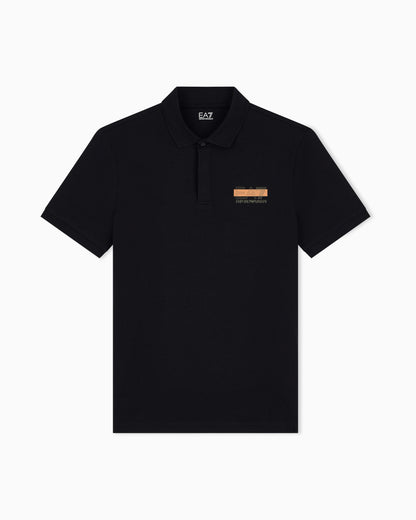 EA7 Slim fit polo shirt Visibility in cotton jersey
