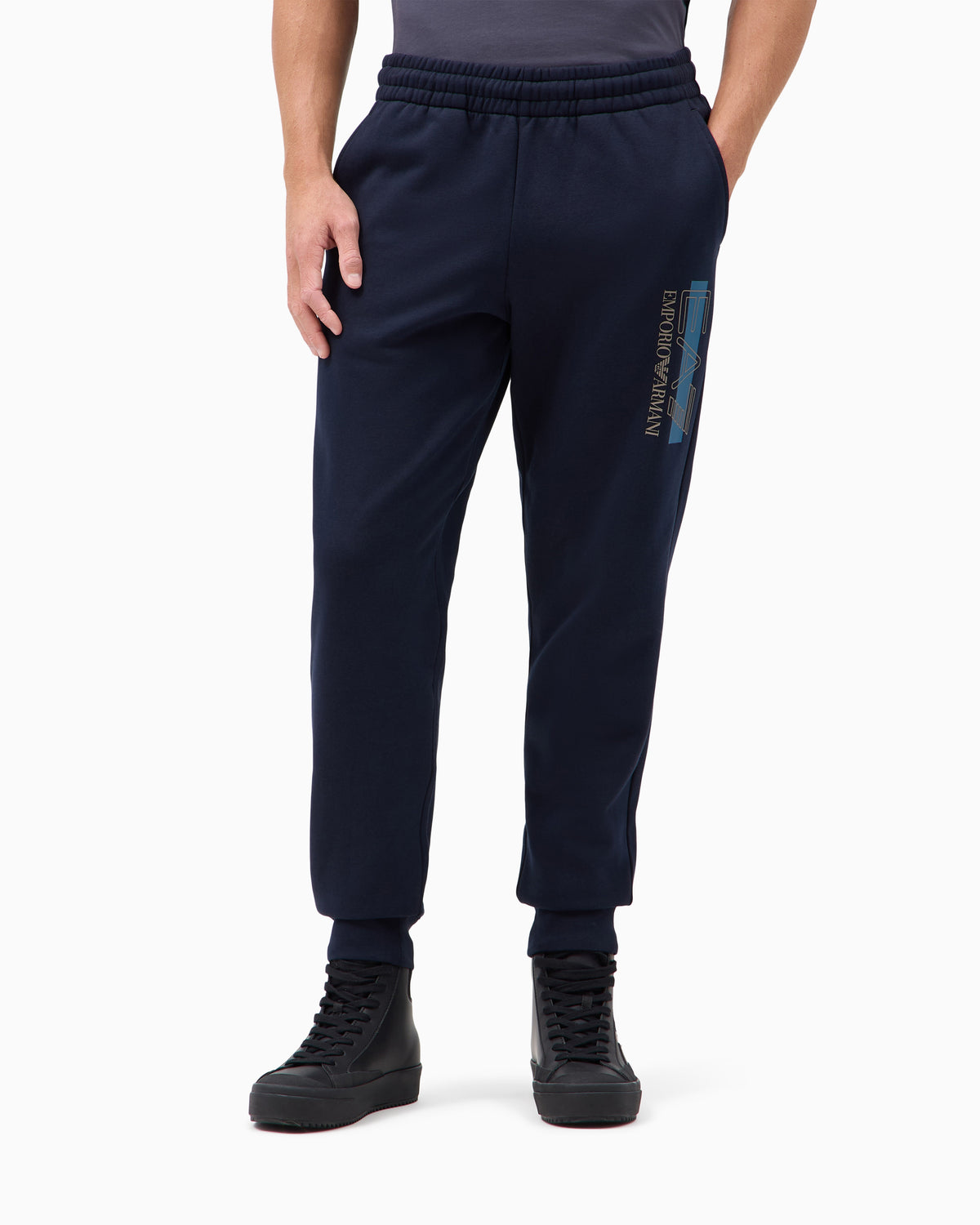 EA7 Slim-fit trousers Visibility in cotton jersey