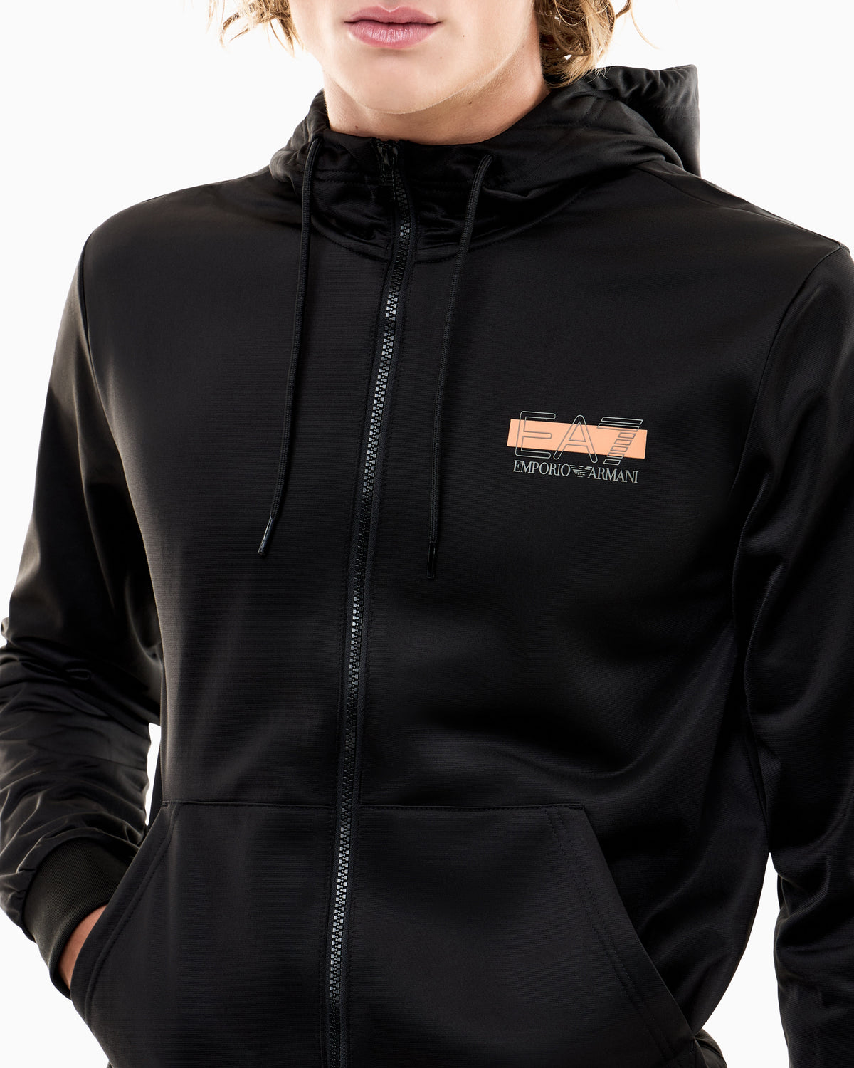 EA7 Tracksuit Visibility with hood and full zip in regular fit
