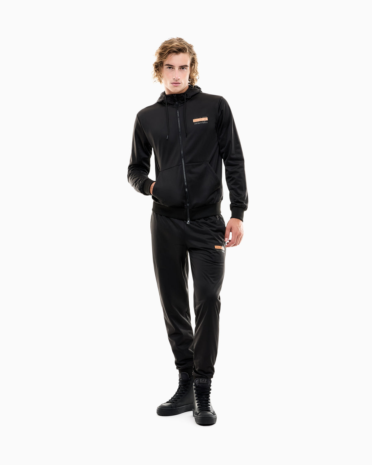 EA7 Tracksuit Visibility with hood and full zip in regular fit