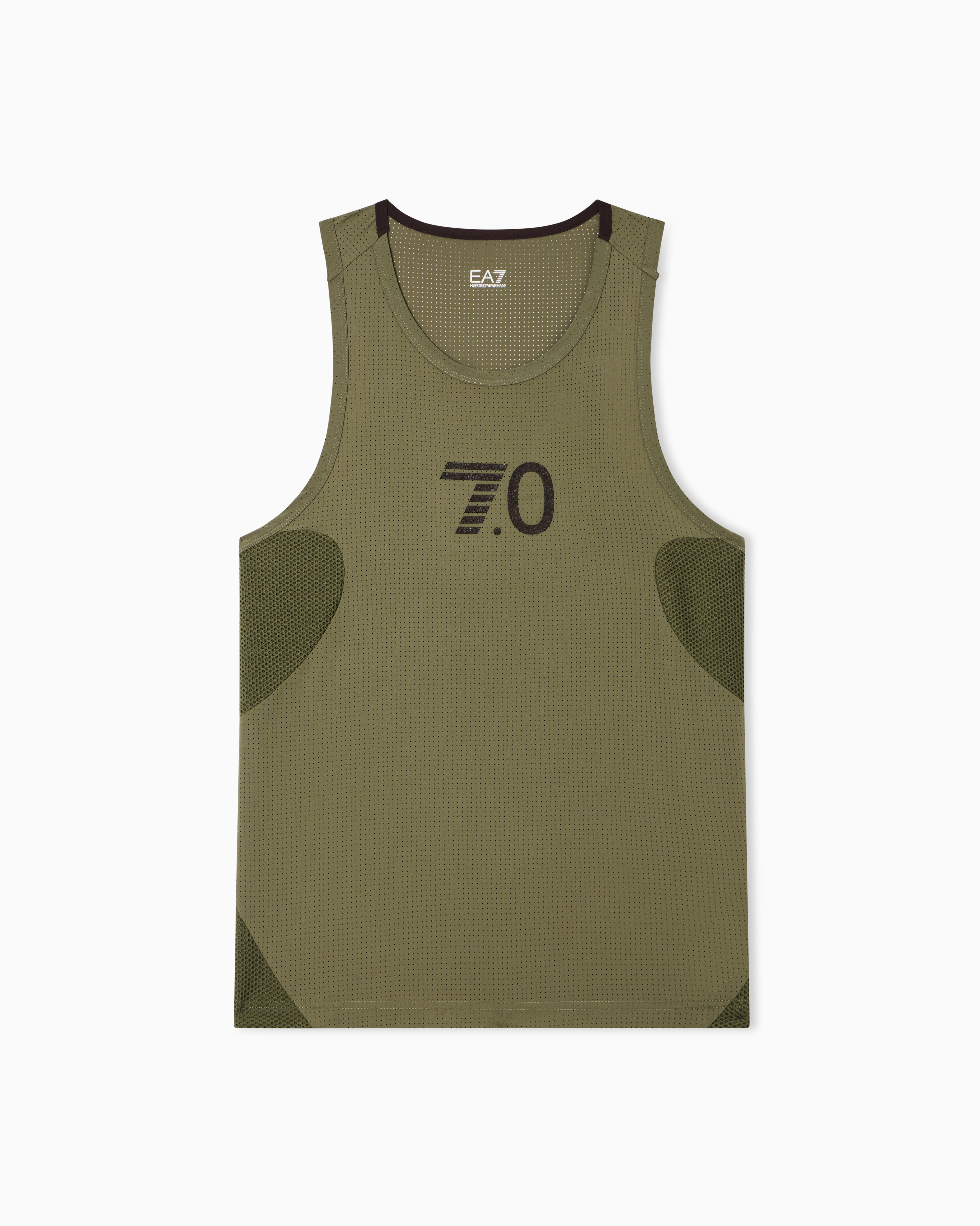 EA7 7.0 SHOW tank top in stretch technical fabric