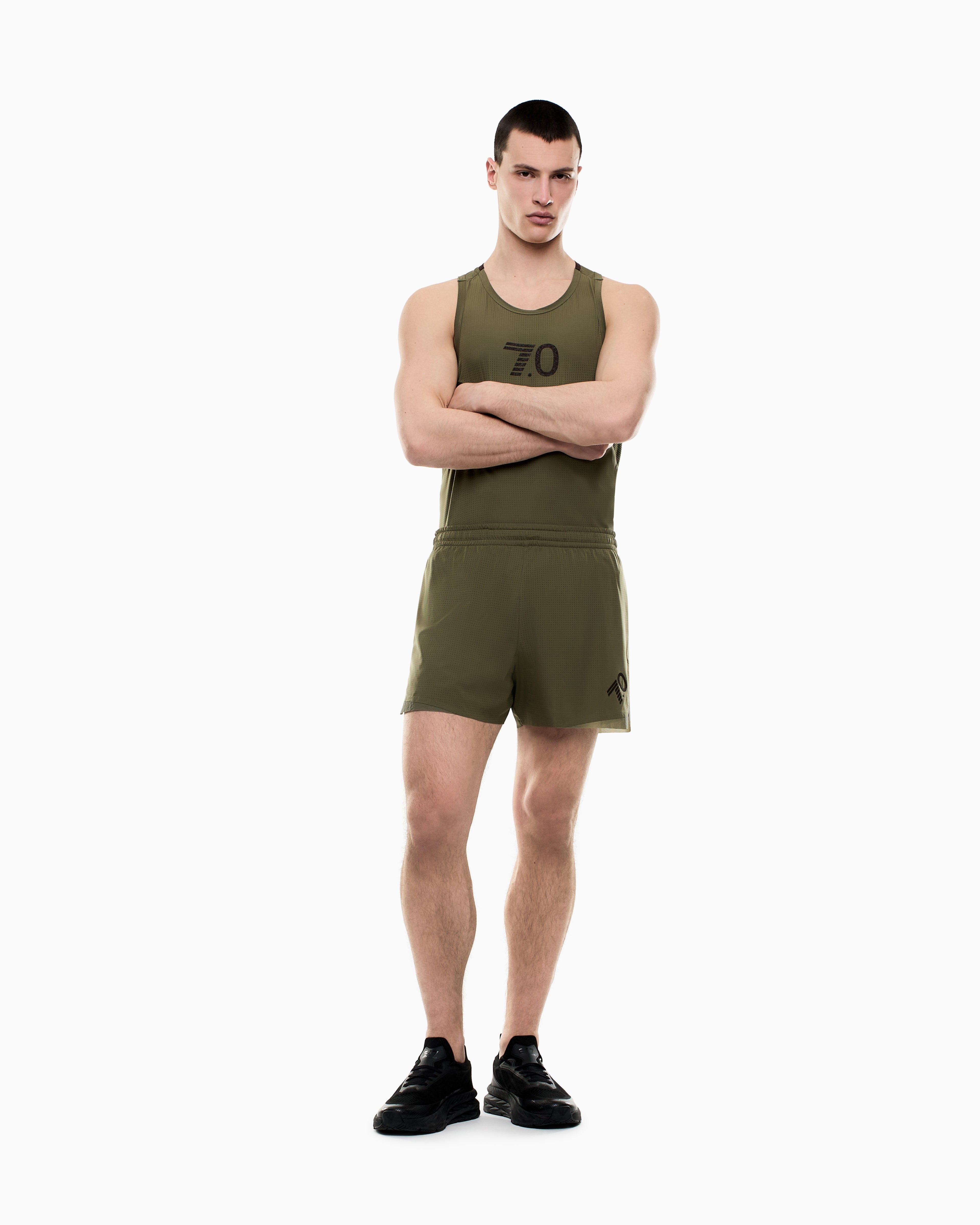 EA7 7.0 SHOW shorts in stretch technical fabric