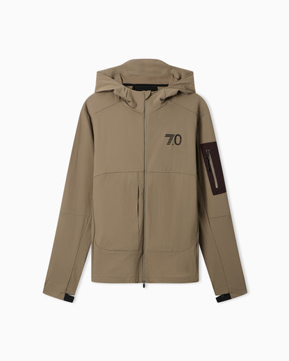 EA7 7.0 SHOW hooded jacket in stretch technical fabric