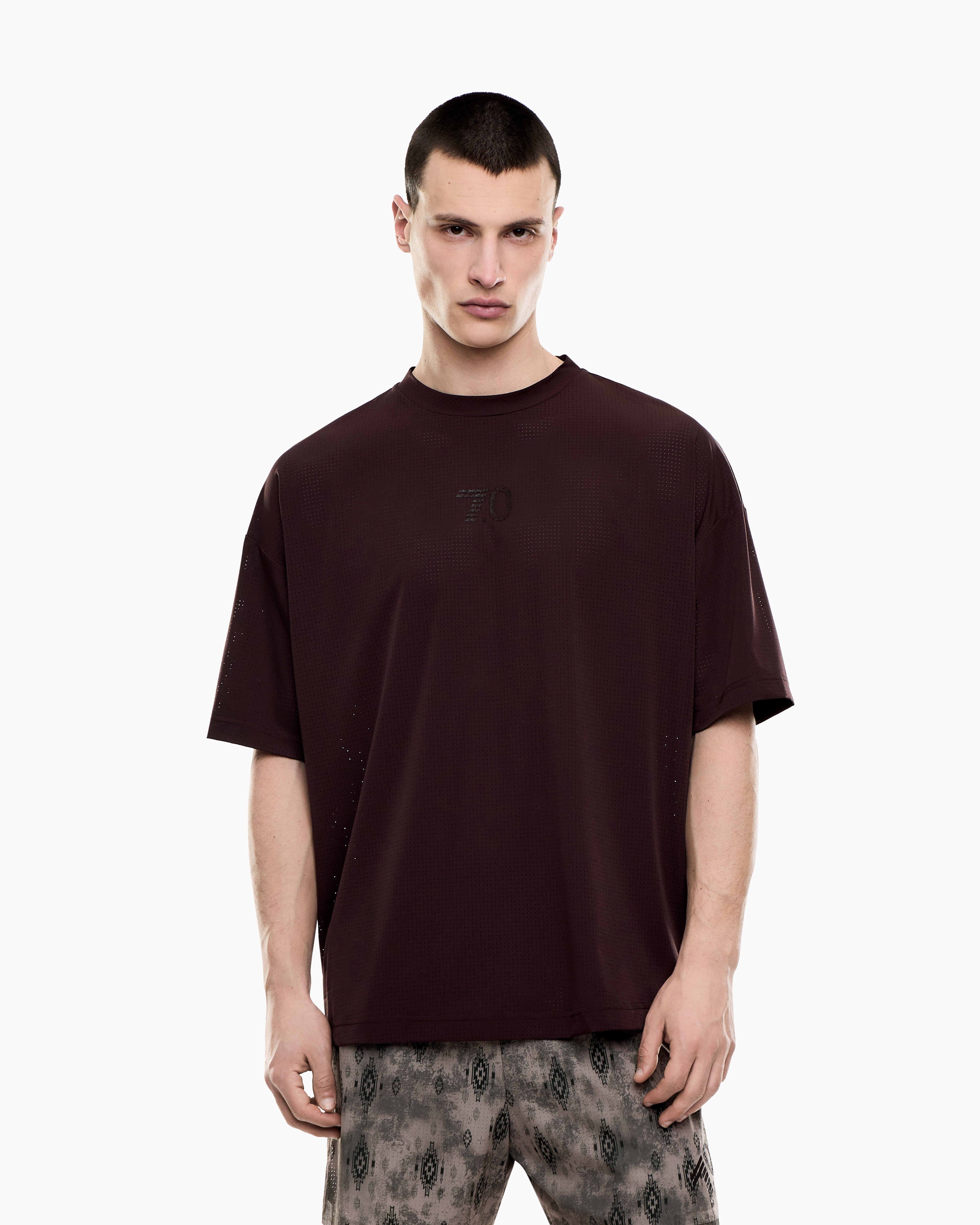EA7 7.0 SHOW T-shirt in stretch technical fabric