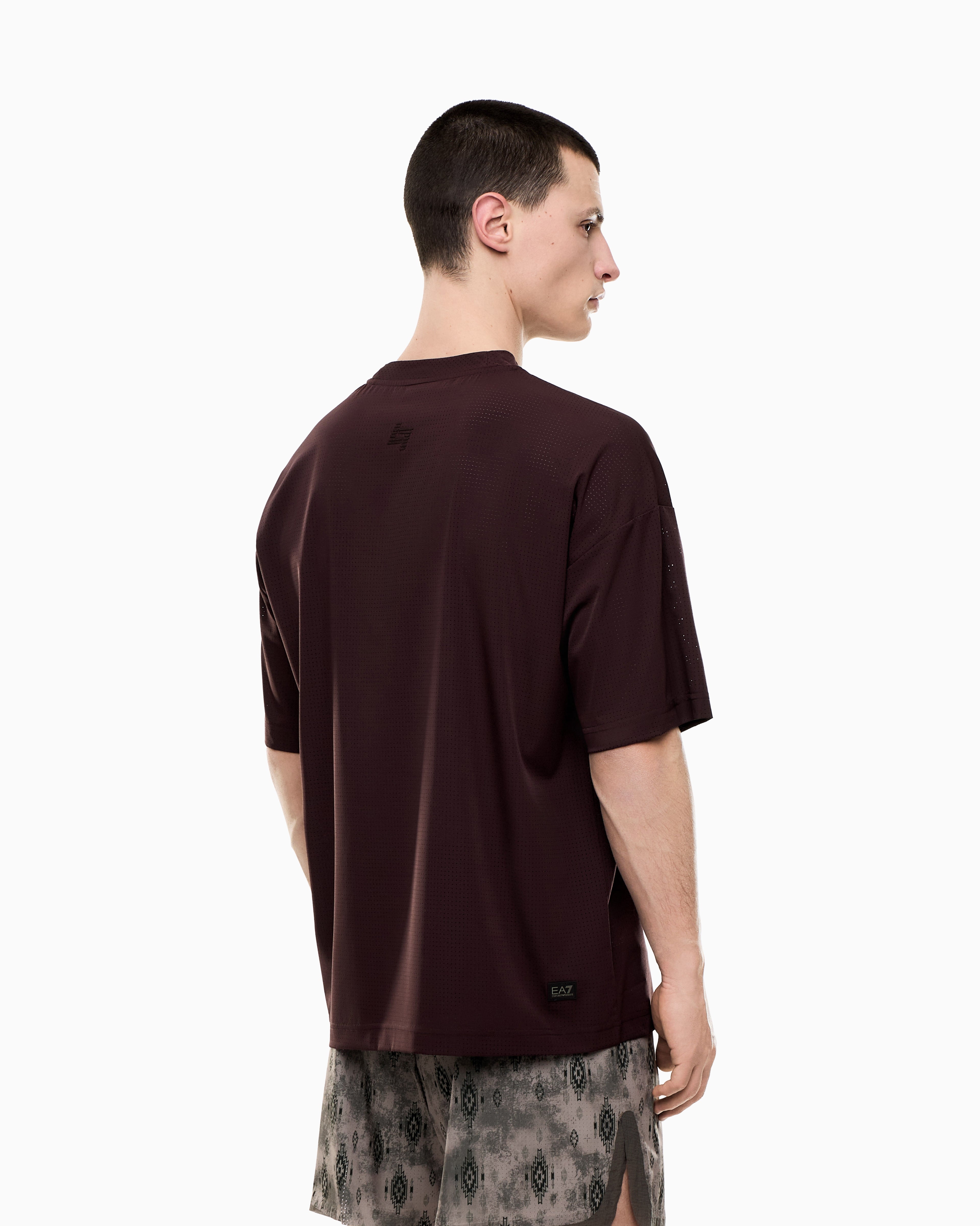 EA7 7.0 SHOW T-shirt in stretch technical fabric