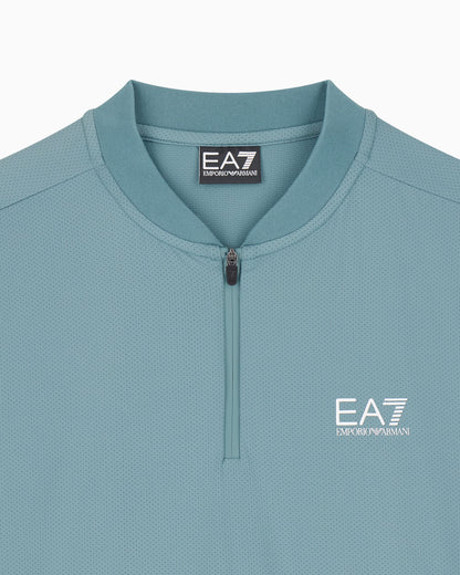 EA7 Jersey top Tennis Pro regular fit in technical fabric