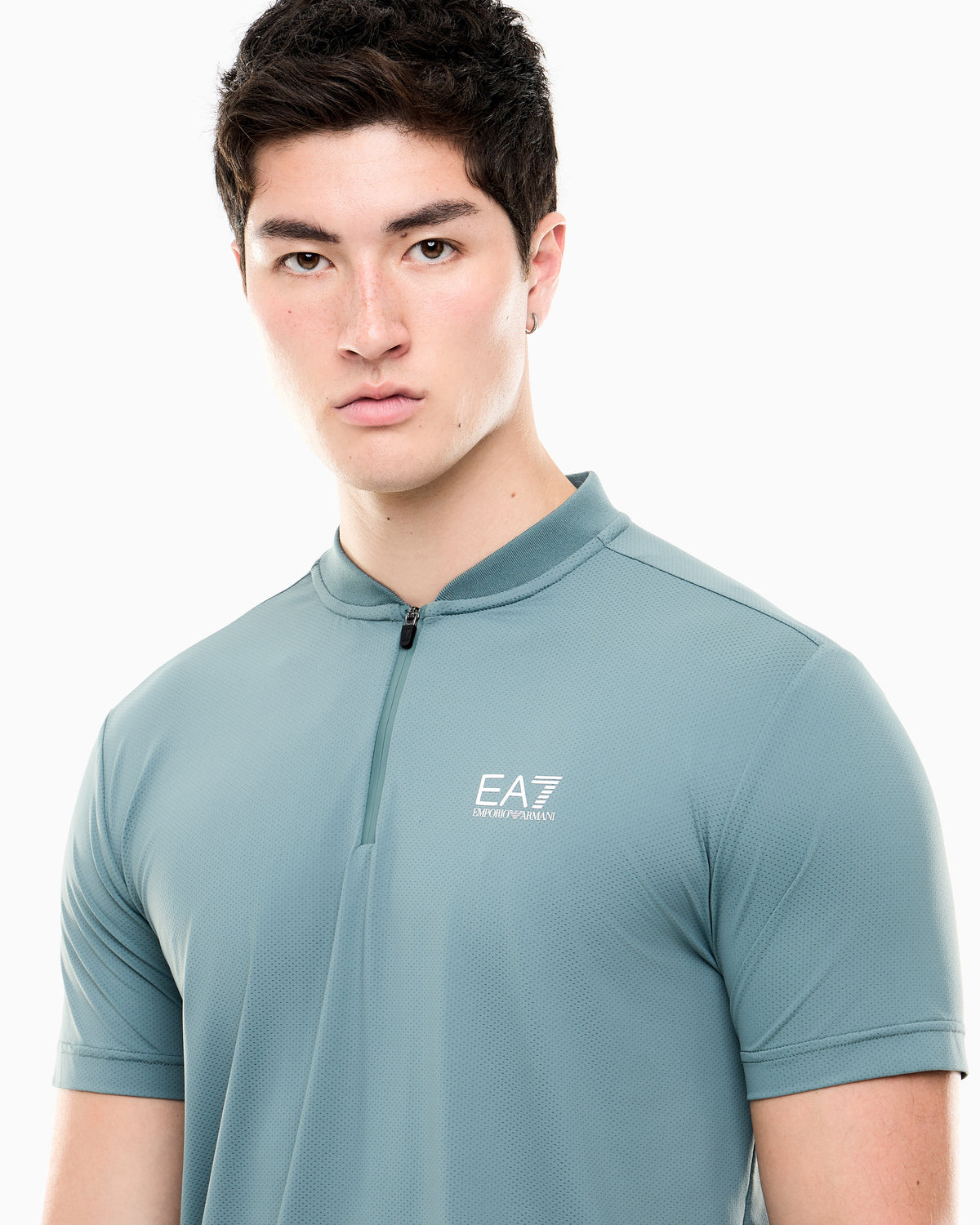 EA7 Jersey top Tennis Pro regular fit in technical fabric