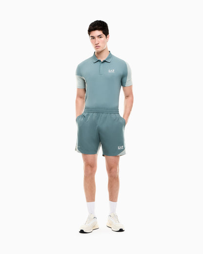 EA7 polo shirt Tennis Pro block jersey regular fit