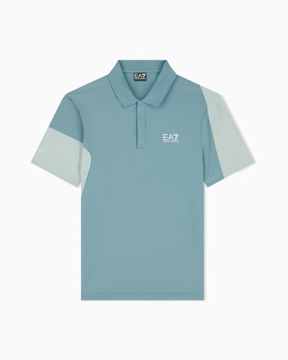 EA7 polo shirt Tennis Pro block jersey regular fit