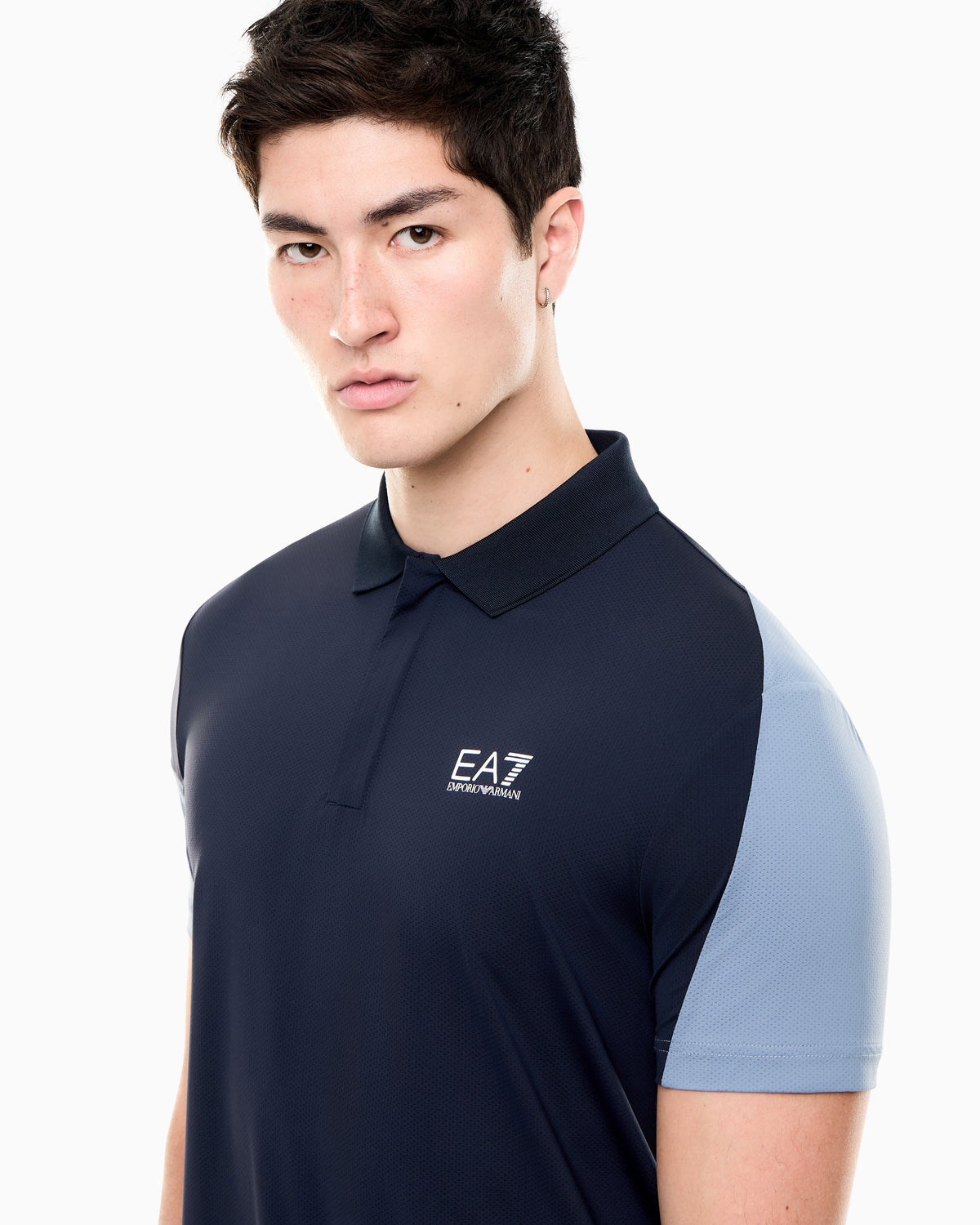 EA7 polo shirt Tennis Pro block jersey regular fit