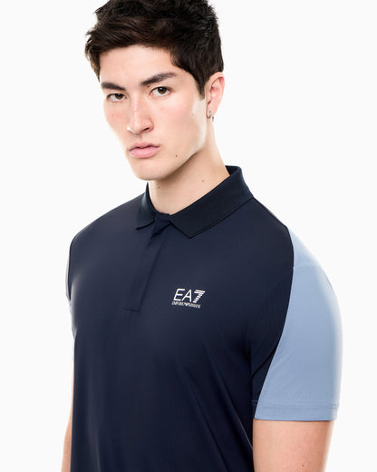 EA7 polo shirt Tennis Pro block jersey regular fit