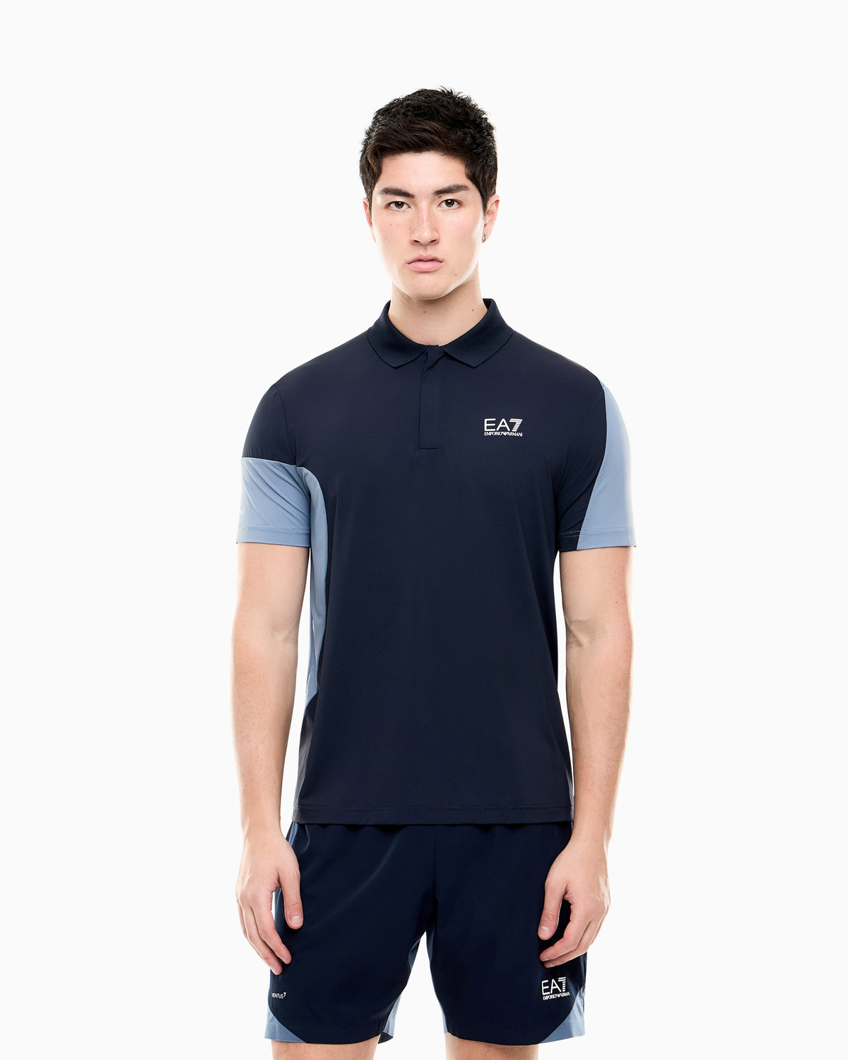 EA7 polo shirt Tennis Pro block jersey regular fit