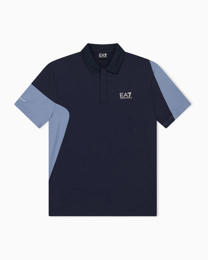 EA7 polo shirt Tennis Pro block jersey regular fit