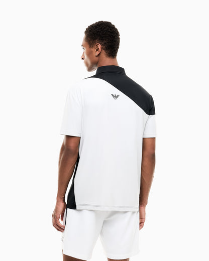 EA7 polo shirt Tennis Pro block jersey regular fit