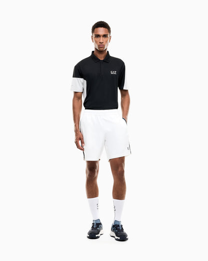 EA7 polo shirt Tennis Pro block jersey regular fit