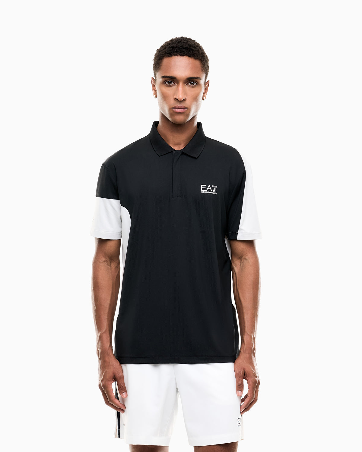 EA7 polo shirt Tennis Pro block jersey regular fit