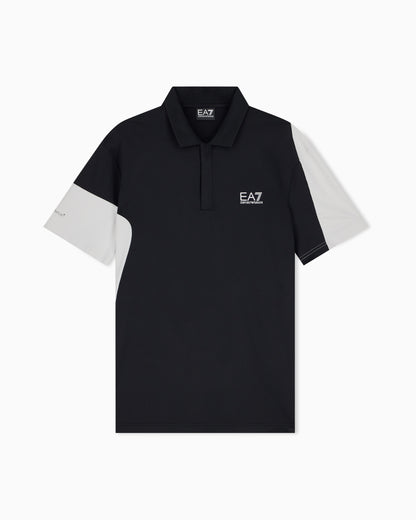 EA7 polo shirt Tennis Pro block jersey regular fit