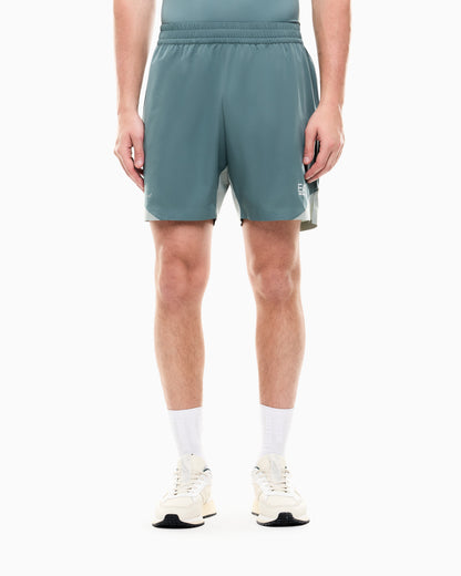 EA7 Color block Tennis Pro shorts in VENTUS7 technical fabric