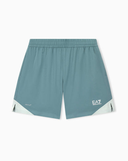 EA7 Color block Tennis Pro shorts in VENTUS7 technical fabric
