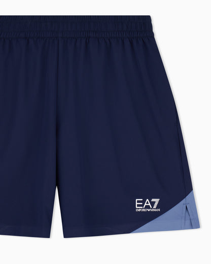 EA7 Color block Tennis Pro shorts in VENTUS7 technical fabric