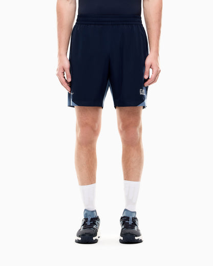 EA7 Color block Tennis Pro shorts in VENTUS7 technical fabric