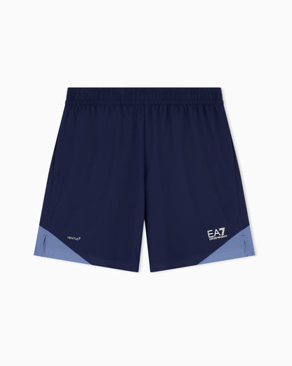 EA7 Color block Tennis Pro shorts in VENTUS7 technical fabric