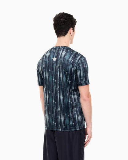 EA7 T-shirt Tennis Pro regular fit in jersey with graphics