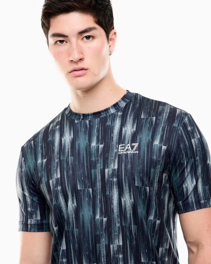 EA7 T-shirt Tennis Pro regular fit in jersey with graphics