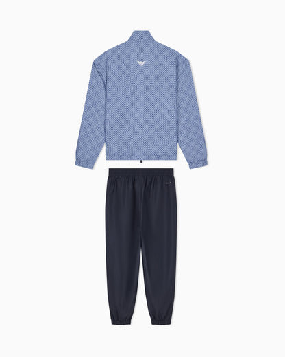 EA7 Oversized tracksuit Tennis Pro with full zip and graphic