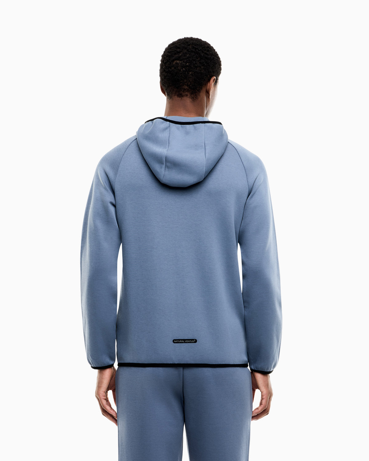 EA7 Zip hoodie Natural Ventus 7 regular fit