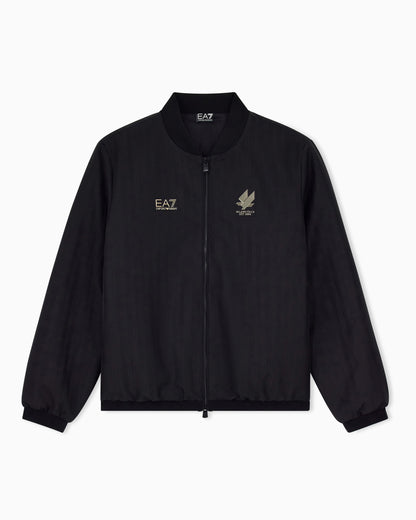 EA7 Bomber jacket Soccer regular fit with chest logo
