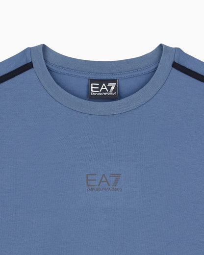 EA7 T-shirt Natural Ventus 7 in regular fit jersey