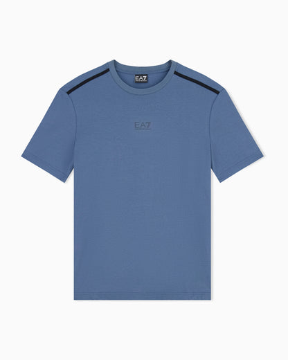 EA7 T-shirt Natural Ventus 7 in regular fit jersey
