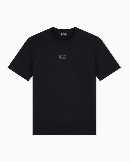 EA7 T-shirt Natural Ventus 7 in regular fit jersey