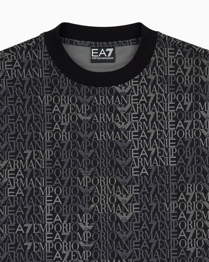 EA7 T-shirt Logo Series regular fit cotton jersey