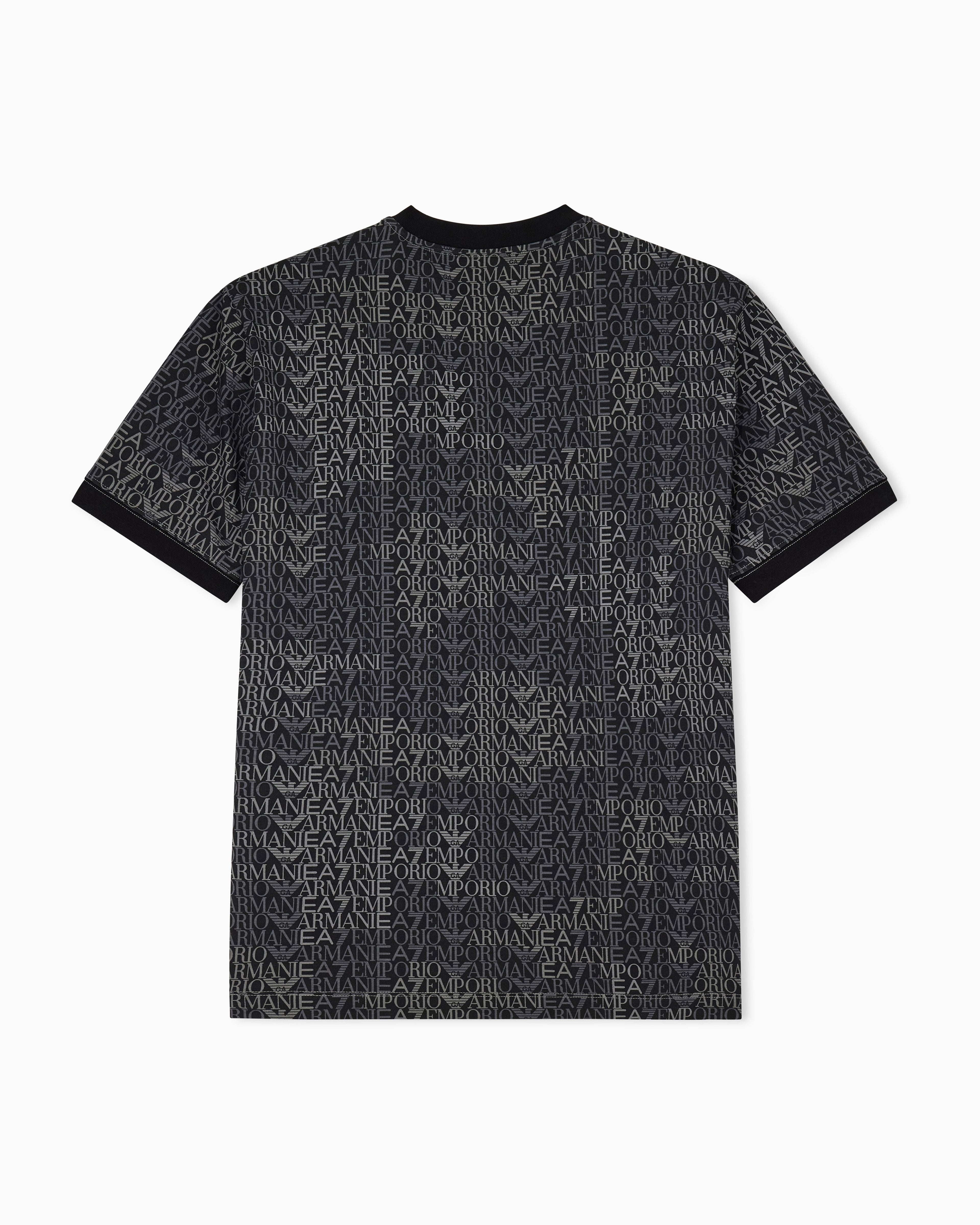 EA7 T-shirt Logo Series regular fit cotton jersey