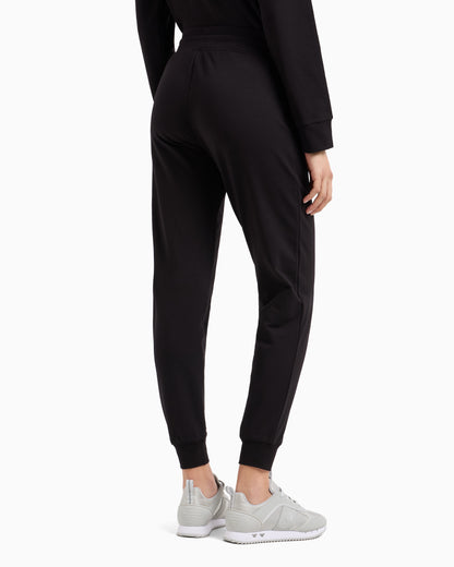 EA7 Core Lady stretch-cotton joggers