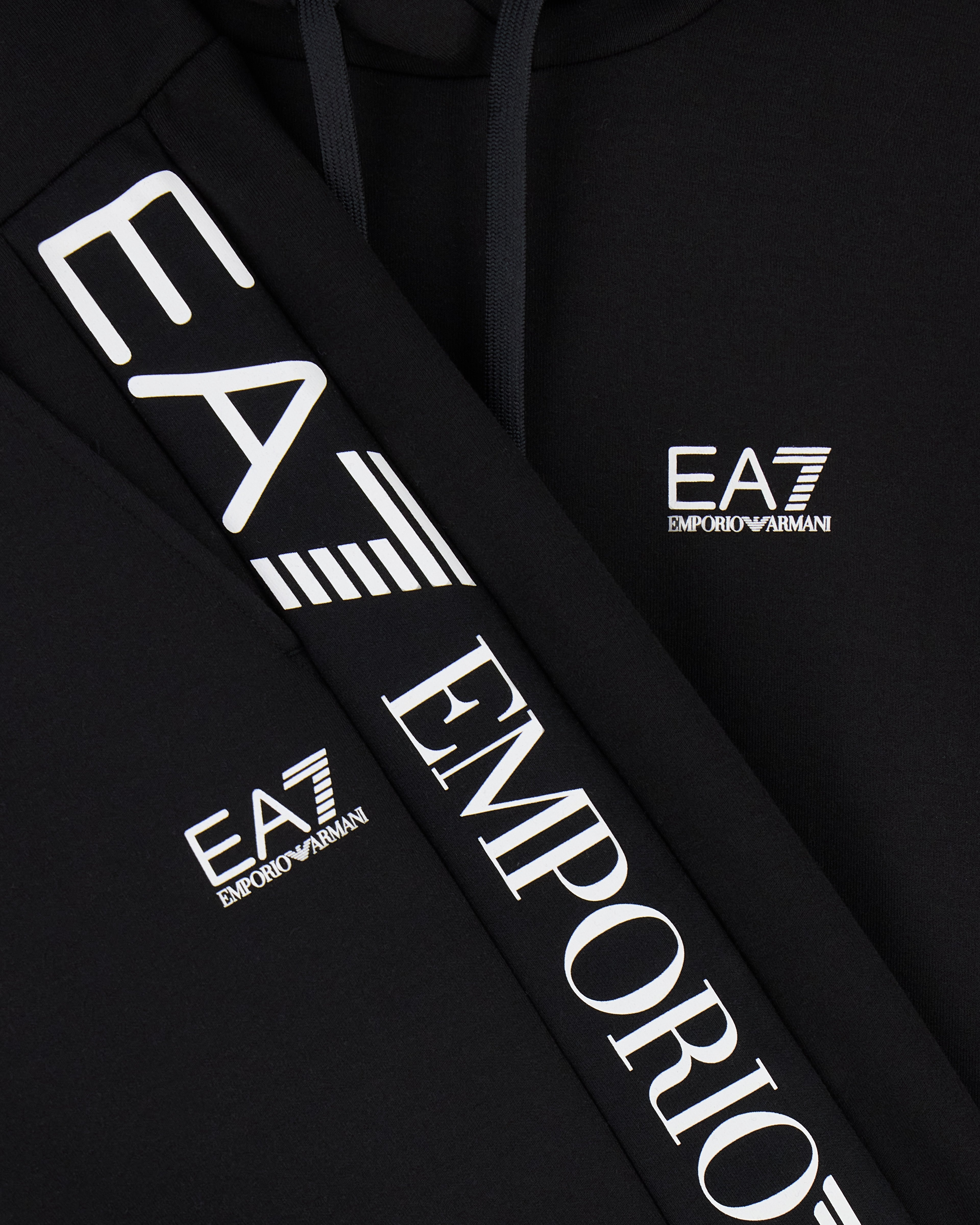 EA7 Logo suit in jersey with hoodie and jogger pants Tracksuit