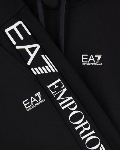 EA7 Logo suit in jersey with hoodie and jogger pants Tracksuit