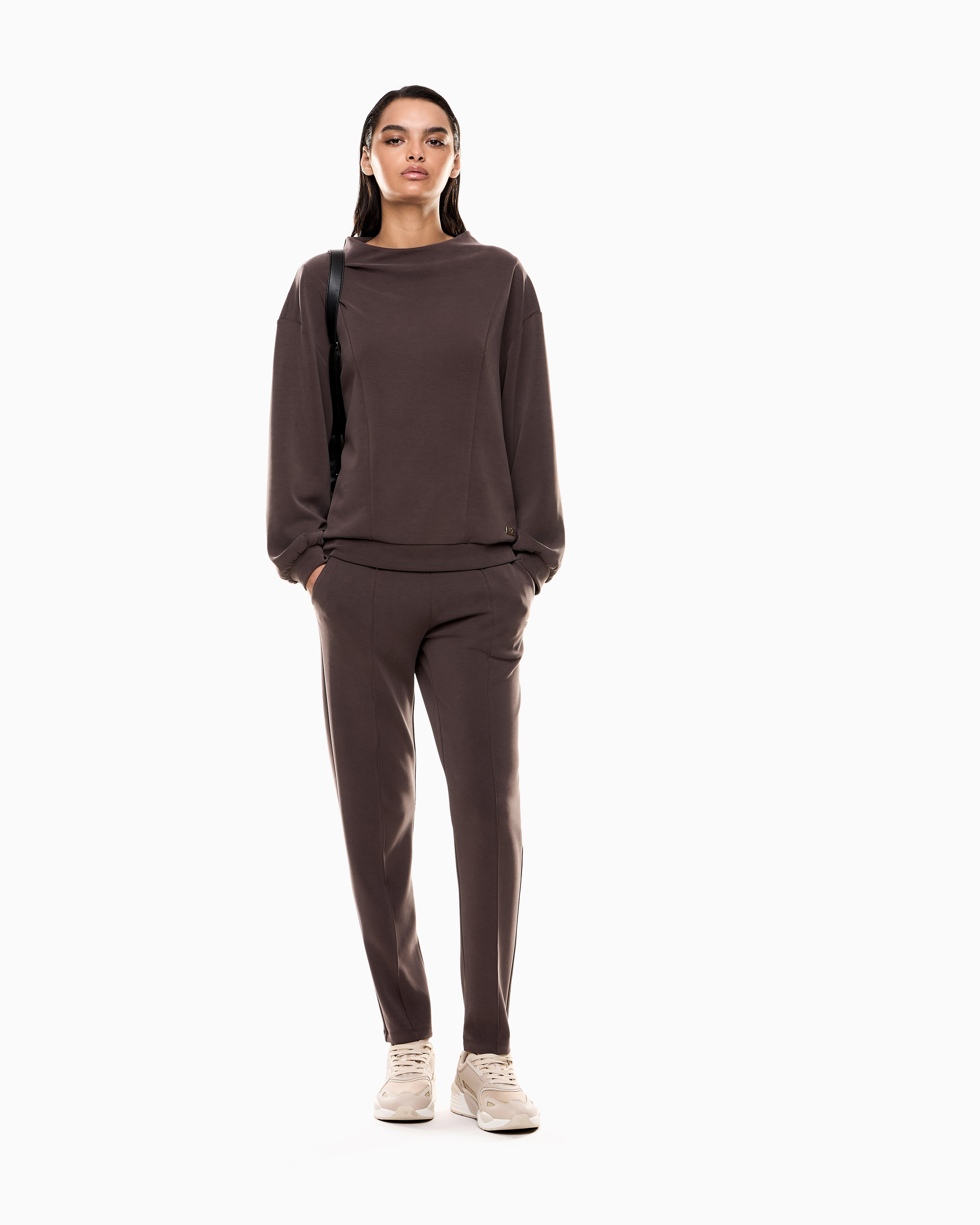 EA7 Core Lady tracksuit in a stretch modal blend