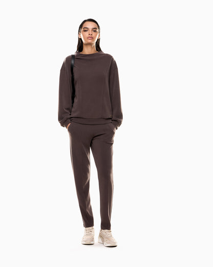 EA7 Core Lady tracksuit in a stretch modal blend
