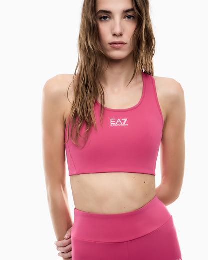 EA7 Medium-support sports bra in VIGOR7 technical fabric