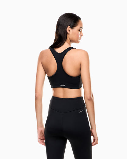 EA7 Medium-support sports bra in VIGOR7 technical fabric